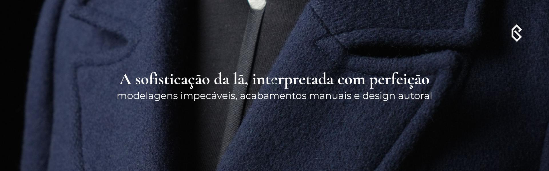 Sofisticação - sobretudo azul