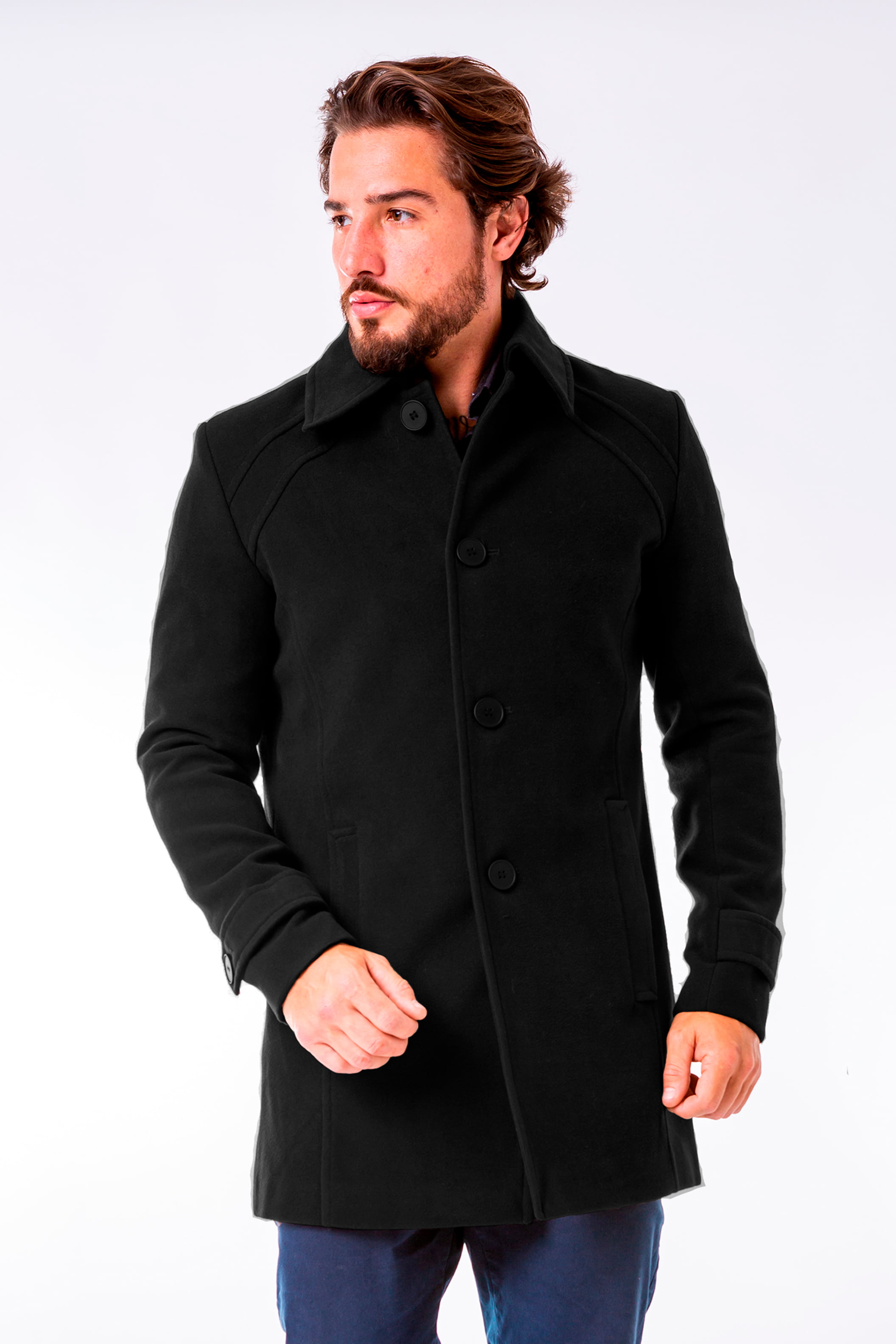 Casaco masculino preto