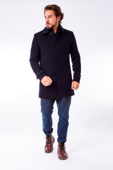 Casaco masculino marinho