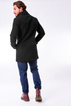 Casaco masculino preto
