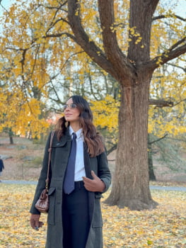 Casaco de lã Espinha de peixe